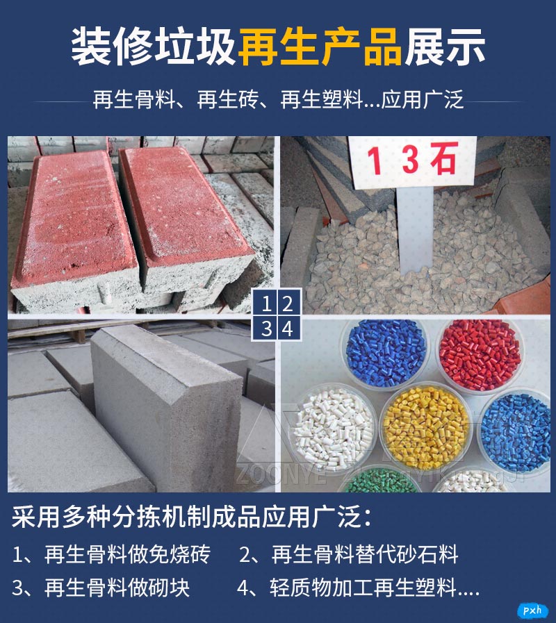 装修垃圾再生应用